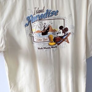 Tommy Bahama Men-L Disney World Embroidered Shirt